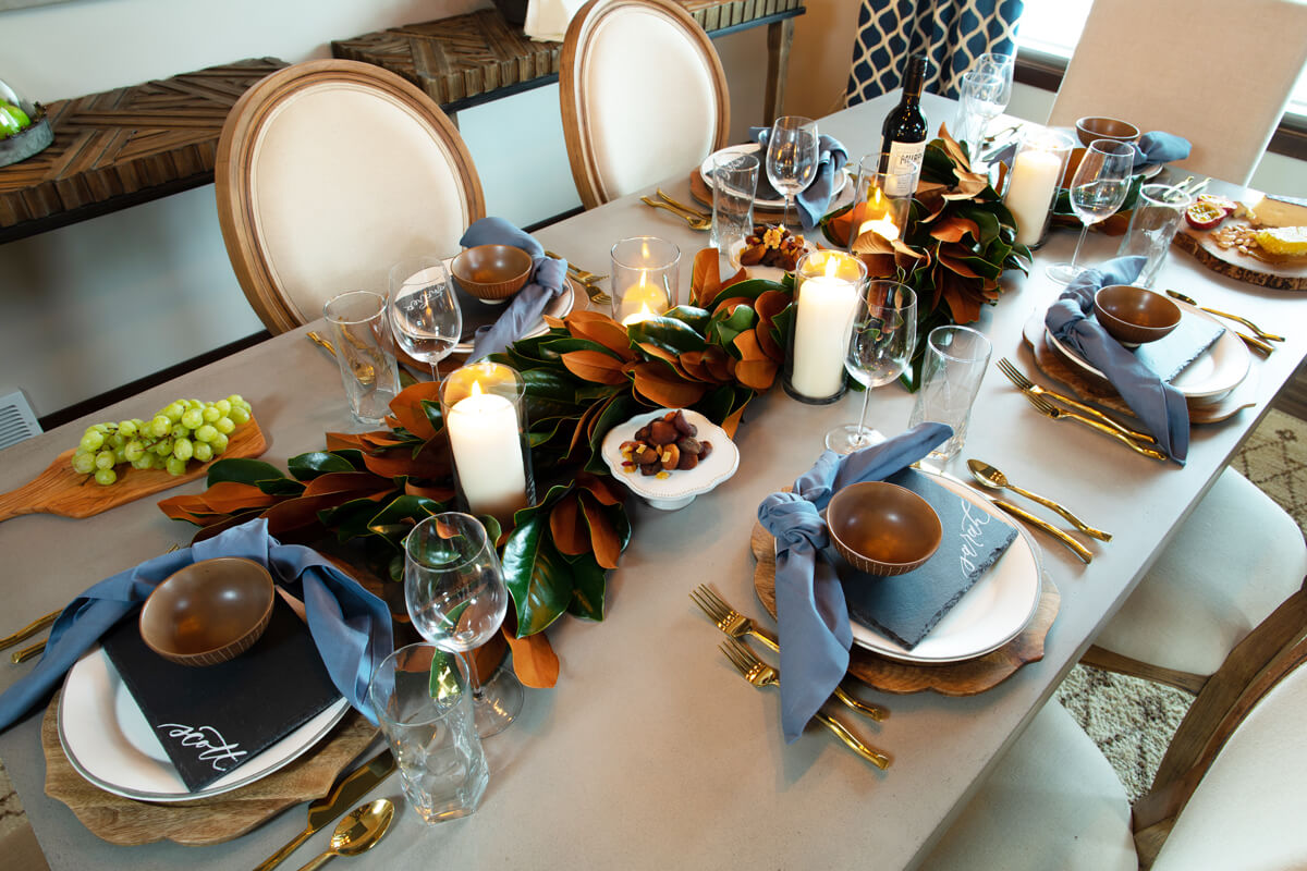 Thanksgiving Table Alternate View by Veridian Homes.